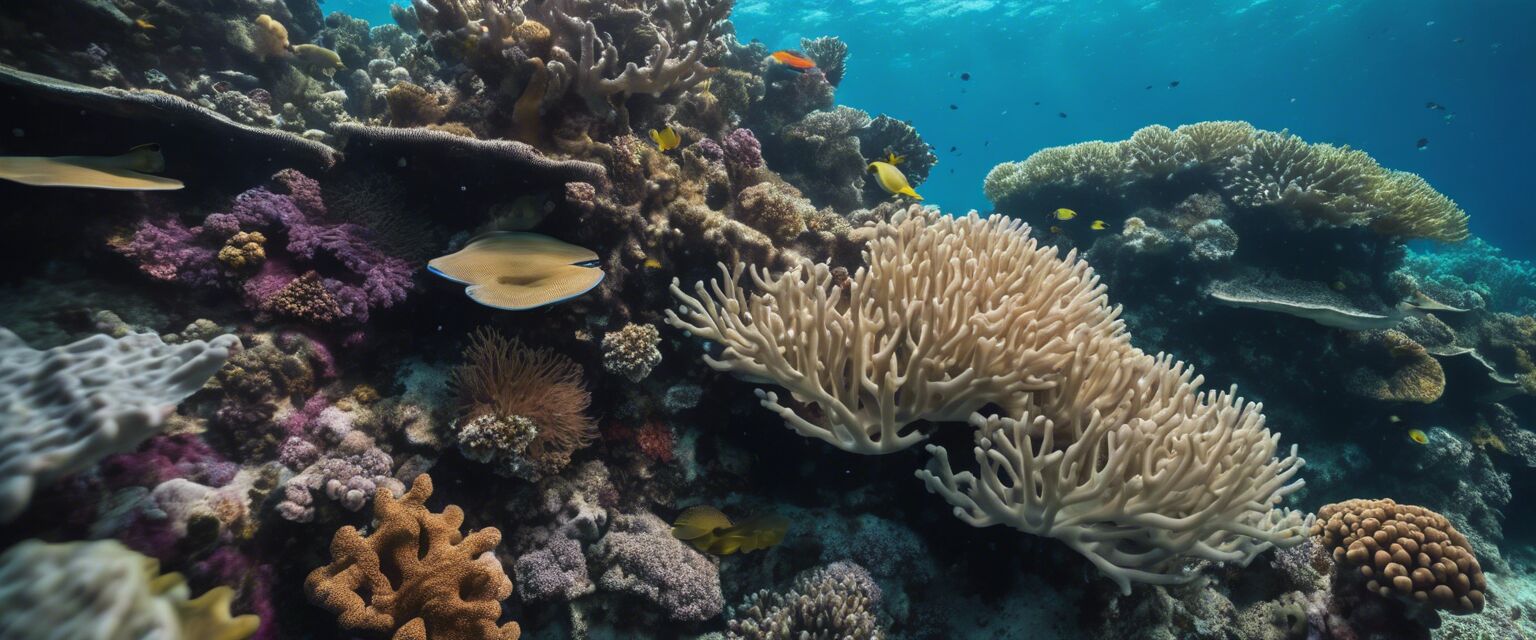 Diverse marine life at the Great Barrier Reef