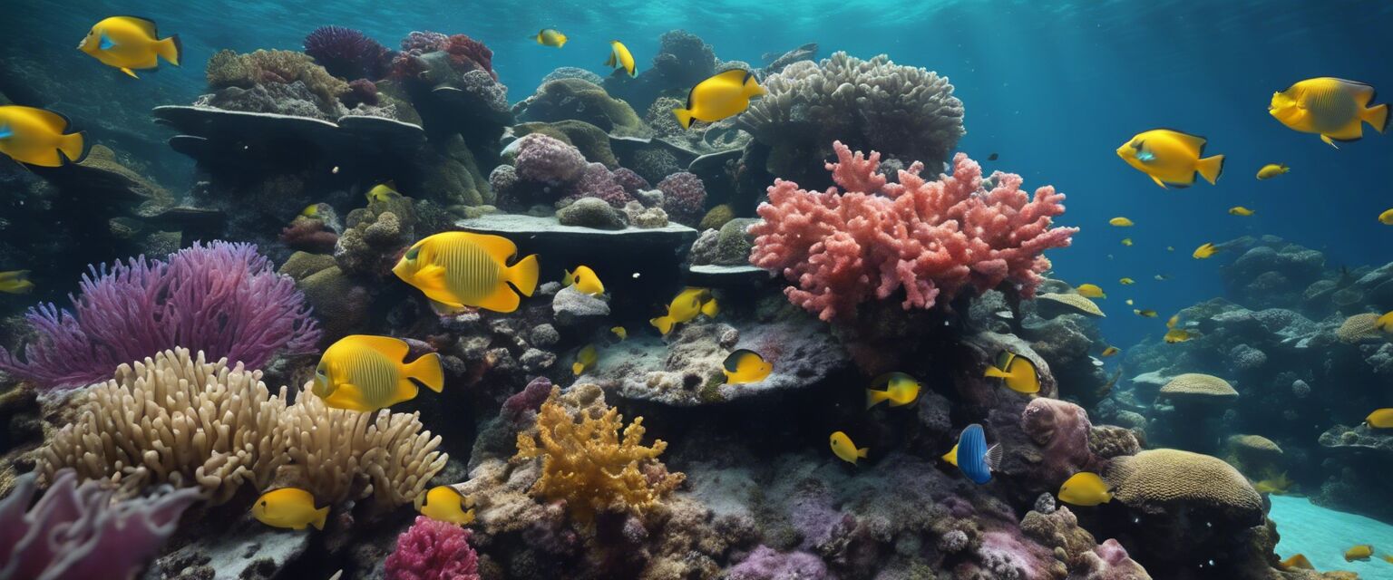 Underwater coral reef